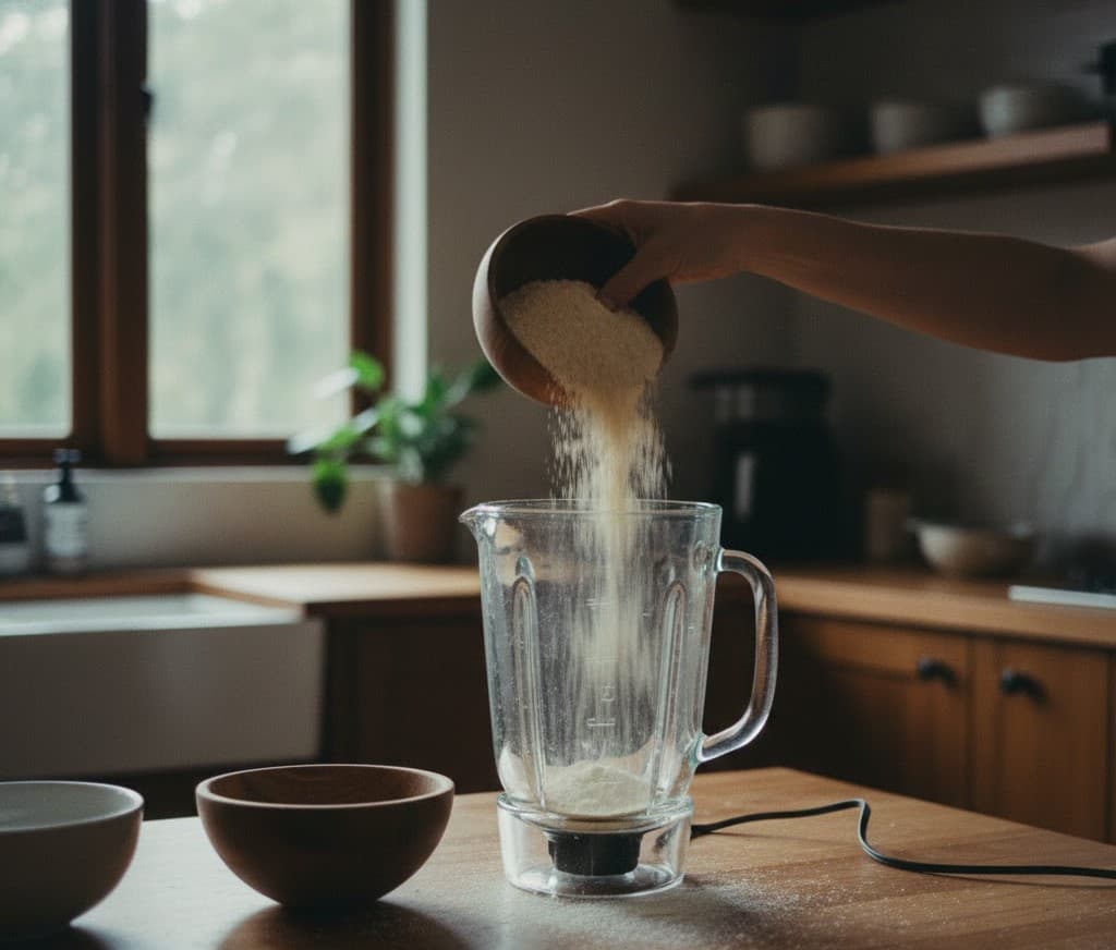 Fundador en la cocina